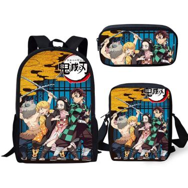 Imagem de Conjunto de 3 peças Agatsuma Zenitsu Cartoon Kids de Kamados Tanjirou