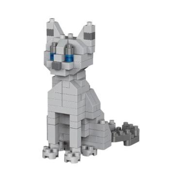 Imagem de Brinquedo De Blocos De Montar Micro Mini Alpacas, Alces E Girafas, Pre