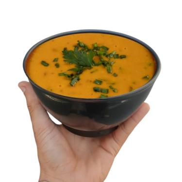 Imagem de Kit 10 Cumbuca para Caldo Feijoada Tigela Pote Açaí Sopa Festa Amendoim Sobremesa (20, Preto)