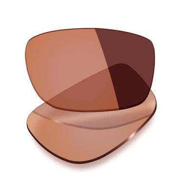 Imagem de Mryok Lentes de substituição UV400 compatíveis com óculos de sol Spy Optic Colt, HD Polarized, proteção UV, resistente a impactos e ajuste perfeito - laranja fotocrômico