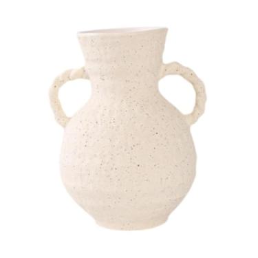 Imagem de Ｂｅｓｇａ Vaso de cerâmica em formato de jarra, ideal para centros de mesa de casamento, decoração de mesa de jantar, casa, quarto e cozinha.