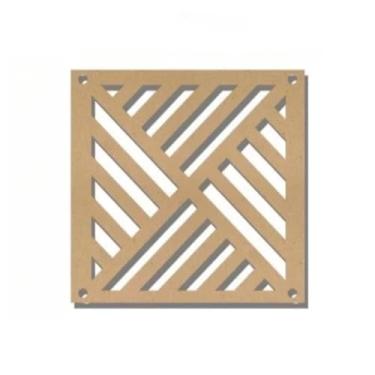 Imagem de Placas Decorativas Cobogó Divisória de Ambiente 3D em MDF 3mm placas decorativas para divisória para Casa, Home Office e Escritório(02,KIT COM 10)