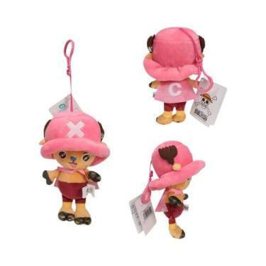 Imagem de Chaveiro De Pelúcia Kawaii Anime 12 Estilos One Piece Luffy Zoro Chopp