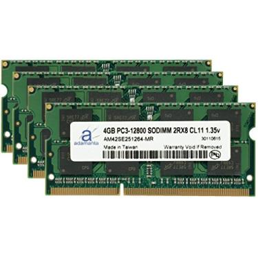 Imagem de Adamanta Atualização de memória Apple de 16 GB (4 x 4 GB) para iMac 27 polegadas DDR3L 1600 MHz PC3-12800 SODIMM 2Rx8 CL11 1,35 V RAM