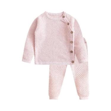 Imagem de Conjunto De Roupas Casuais Para Bebês Meninos E Meninas Outono Inverno