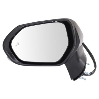 Imagem de TRQ Espelho esquerdo do lado do motorista TO1320452 compatível com Toyota Camry 2025
