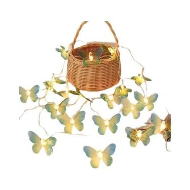 Imagem de Luzes De Cordão Em Forma De Borboleta 6M 40LEDs Lâmpada De Fada Intern