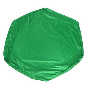 Imagem de Generic Capa Protetora Solar de Poliéster para Caixa de Areia, Resistente Ao Desbotamento, Hexagonal, Areia, Brinquedos, Capa Com Cordão para Jardim, Fácil de Limpar, ótima para Viagens ou Jogos de