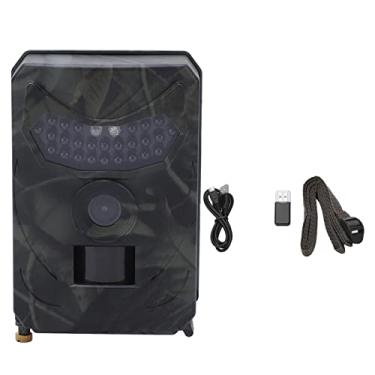 Imagem de Hilitand Câmera Ao Ar Livre, Alta Definição 1080p Vídeo à Prova D'água 0,8s Tiração de Fotos Câmera de Vigilância para Caçar Monitoramento Doméstico Com Tiro de Vida Selvagem