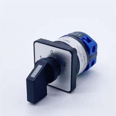 Imagem de YMW26 LW26-10/1 Interruptor de came rotativo de transferência 10A, seção de um nível, combinação de inversão de fonte de alimentação dupla, 1 peça (1-0-2)