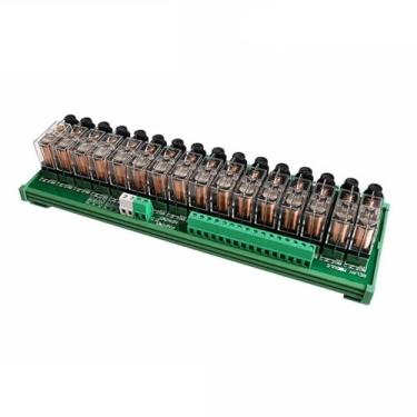 Imagem de NGG2R Relé de 16 canais com fusível 12VDC 24VDC Relé PLC 1NO1NC 1 peça (tamanho: FUSE-16C-24VACDC)