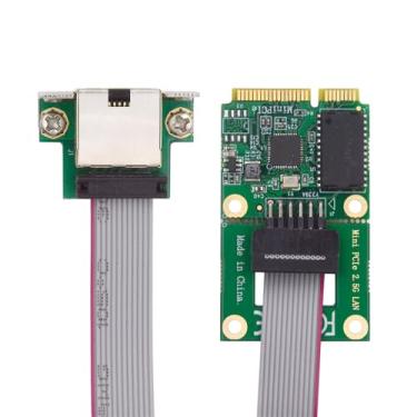 Imagem de xiwai 2,5 Gbps 2500Mbps para mini PCI-E PCI Express GBE Gigabit 1000Mbps Ethernet LAN controlador adaptador de rede para placa-mãe de mesa