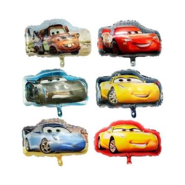 Imagem de Balões De Alumínio Do Disney Lightning McQueen Para Crianças, 6 Peças,
