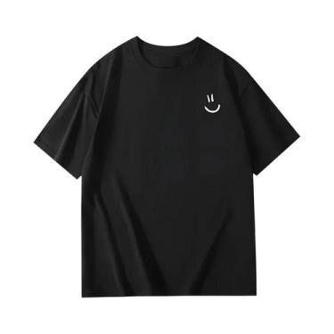 Imagem de Camiseta De Jogo Unissex Oversized, Camiseta Casual De Manga Curta Par