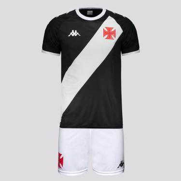 Imagem de Kit Infantil Kappa Vasco Supporter Class Preto-Unissex