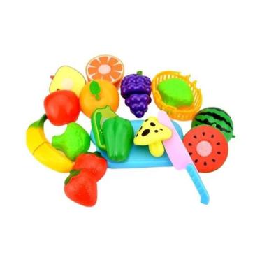 Imagem de Brinquedos De Corte De Frutas E Legumes Simulados Para Crianças, Inter