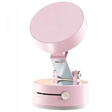 Imagem de 360°Suporte DobráVel Para Celular Suporte MagnéTico De AdsorçãO De Carro Porta Celular Carro Leve E PráTico Resistente E FáCil De Transportar(Rosa)