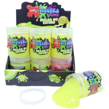 Imagem de Slime Meleka Brilha NO Escuro 130G Display com 12 - Make+
