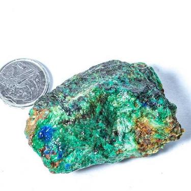 Imagem de Azurita Bruta Pedra Natural na Matriz Malaquita 50 a 99mm - Cristaisde
