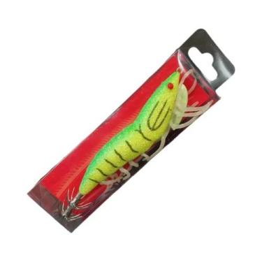 Imagem de 1pc/5pcs 3D Híbrido Camarão Egl Isca Fluorescente Lula Jigs para Pesca