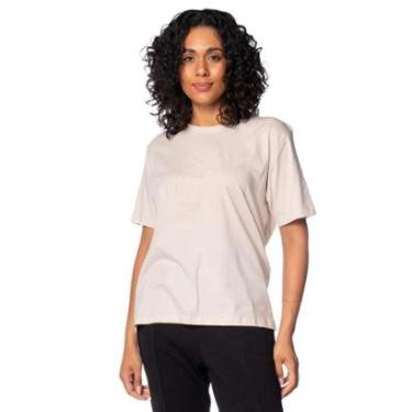 Imagem de T-Shirt Feminina Olho Fatal Grafismos Off White/Bege-Feminino