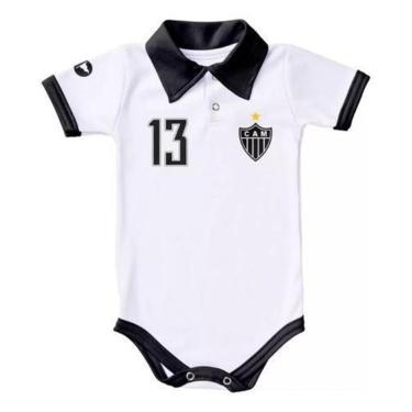 Imagem de Body De Bebê Atlético Mineiro Camisa Polo Torcida Baby-Unissex