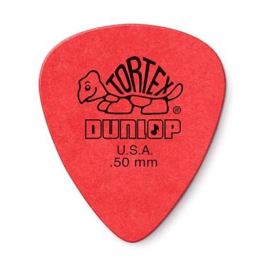 Imagem de Palheta para guitarra Jim Dunlop Standard. 0.50 mm, pacote com 36, vermelho