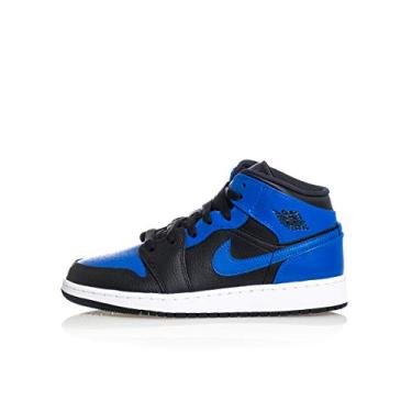 Imagem de Nike Boy's Basketball Shoe, Black Hyper Royal White, 4.5 Big Kid
