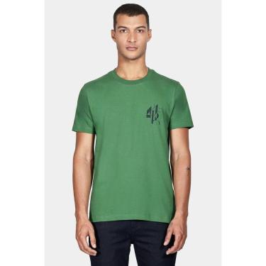 Imagem de Camiseta Aramis Manga Curta Linha Geométricas Verde Bandeira-Masculino