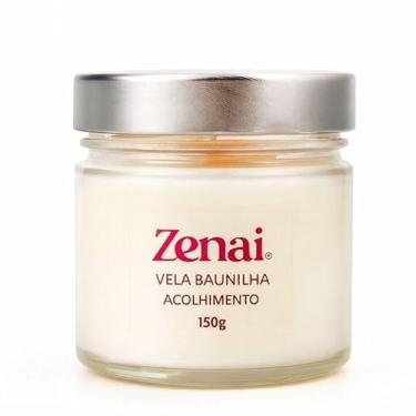 Imagem de Vela Aromática Baunilha Zenai 150g Ambiente Aconchegante
