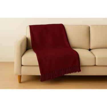 Imagem de Manta Para Sofa Capa De Sofa Gigante Luxo 240 M X 180 M Premium Promocional(VINHO LISA)