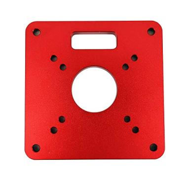 Imagem de Placa de Inserção Mesa Roteador Alumínio Viração Máquina Universal para Bancadas Marcenaria
