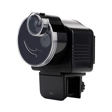 Imagem de Alimentador automático inteligente de peixes Dispositivo alimentação para aquário Controle volumes programado residencial