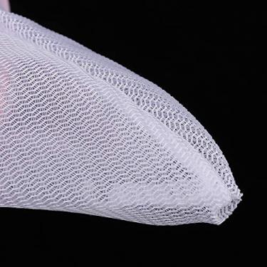 Imagem de Sacola de Lavagem Flutuante para Máquina Lavar Roupa Pelúcias e Cabelos Pet Reutilizável Suprimentos Limpeza Malha Universal PP Poliéster Absorve Detr