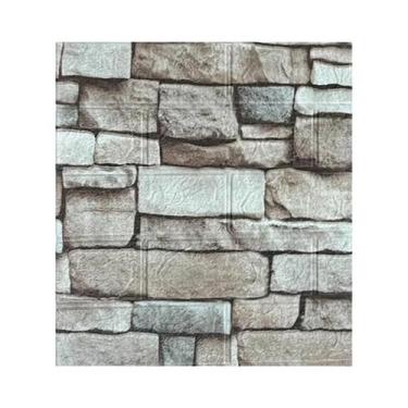 Imagem de Adesivos De Parede 3D Retrô De Tijolo Autoadesivos Impermeáveis DIY 38