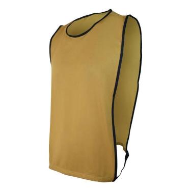 Imagem de Kit Com 5 Coletes Futebol/Futsal Com Helan Dourado