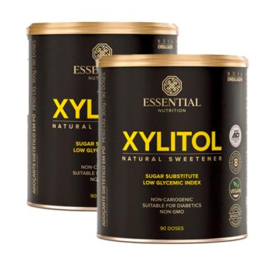 Imagem de Kit 2X: Xylitol Adoçante Natural Essential Nutrition 300g