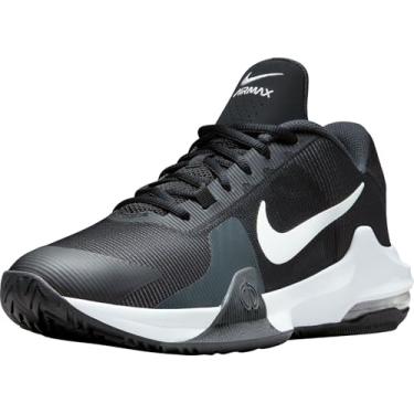 Imagem de Nike Tênis masculino Air Max Impact 4, Preto Branco Antracite Racer Azul, 41