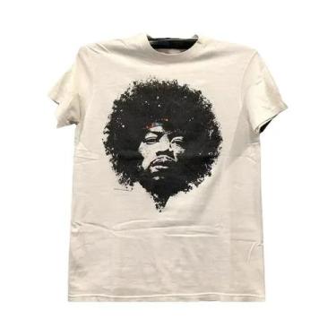 Imagem de Camiseta Unissex Vintage Com Retrato De Jimi Hendrix, Manga Curta, Bea