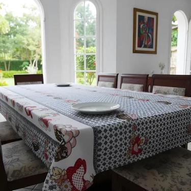 Imagem de Toalha de Mesa Quadrada 4 Cadeiras Premium (Várias Estampas) - Santand