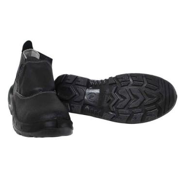 Imagem de Botina Calçado de Segurança Antiderrapante Bico PVC Tamanho 44 - Fortl