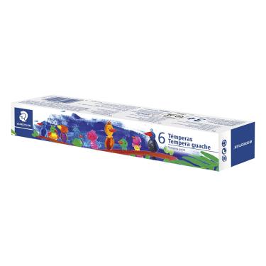 Imagem de Tinta Guache Staedtler 06 Cores Vibrantes 20ml