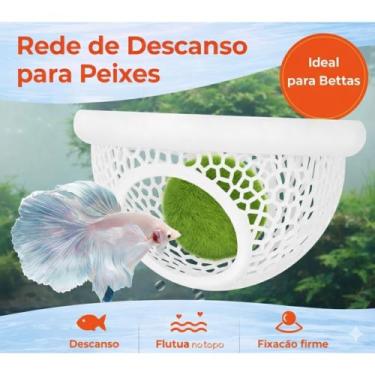 Imagem de Cama Peixe Betta Aquário l Casa Peixe Betta Flutuante - 3D