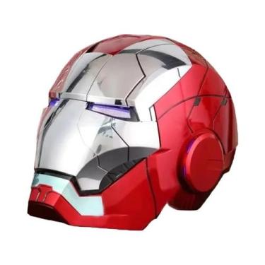 Imagem de Capacete Do Homem De Ferro MK5 Com Luz LED E Controle Por Voz, Cosplay