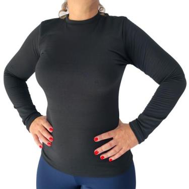 Imagem de Blusa Feminina Térmica Peluciada Manga Longa Segunda Pele Inverno - se