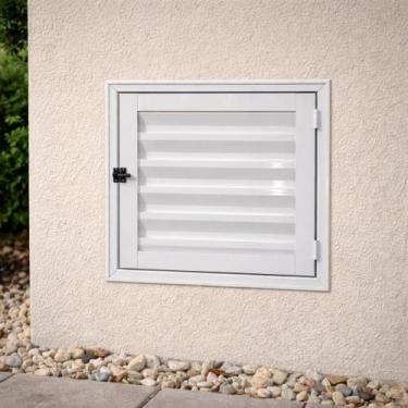 Imagem de Abrigo Alçapão de Alumínio Branco 100x80 - Brecorimo