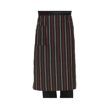 Imagem de Avental De Chef Listrado Ajustável Para Adultos, Ideal Para Camping, P