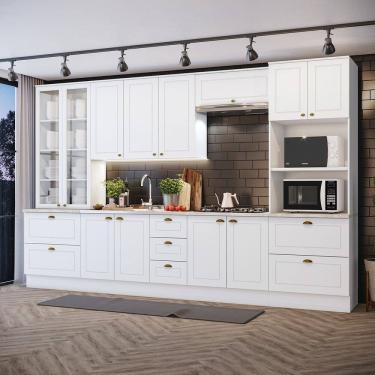 Imagem de Cozinha Completa 6 Peças Com Cristaleira Amy Casa 812