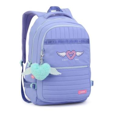 Imagem de Mochila Feminina Compartimento Para Laptop ColorUp, Lilás
