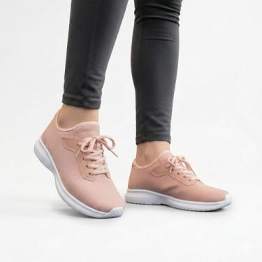 Imagem de tênis feminino casual esportivo para academia caminhada corrida dia a 